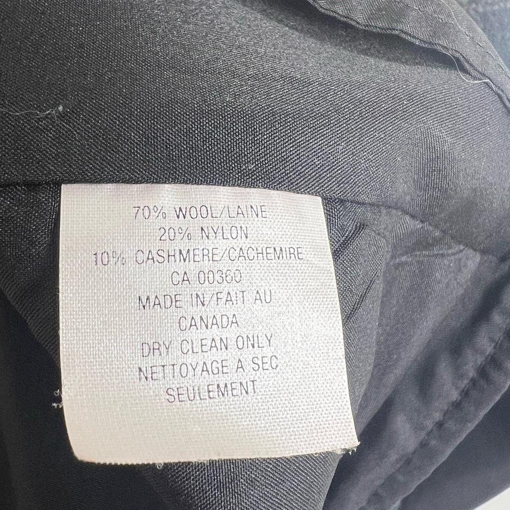 Vtg T&T Co. Sport Shadow Plaid Wool/Cashmere Blend Vest - XL - Made in Canada - Picture 6 of 8